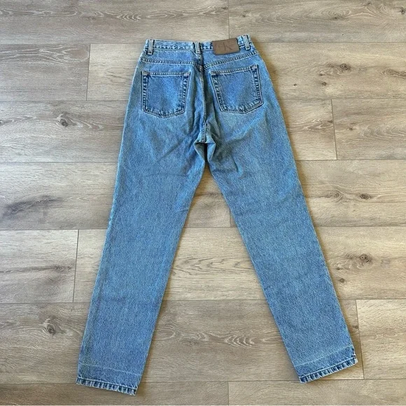 Vintage Calvin Klein High Waisted Jeans Moms Jeans Style Sz 6 100% Cotton - Picture 4 of 7